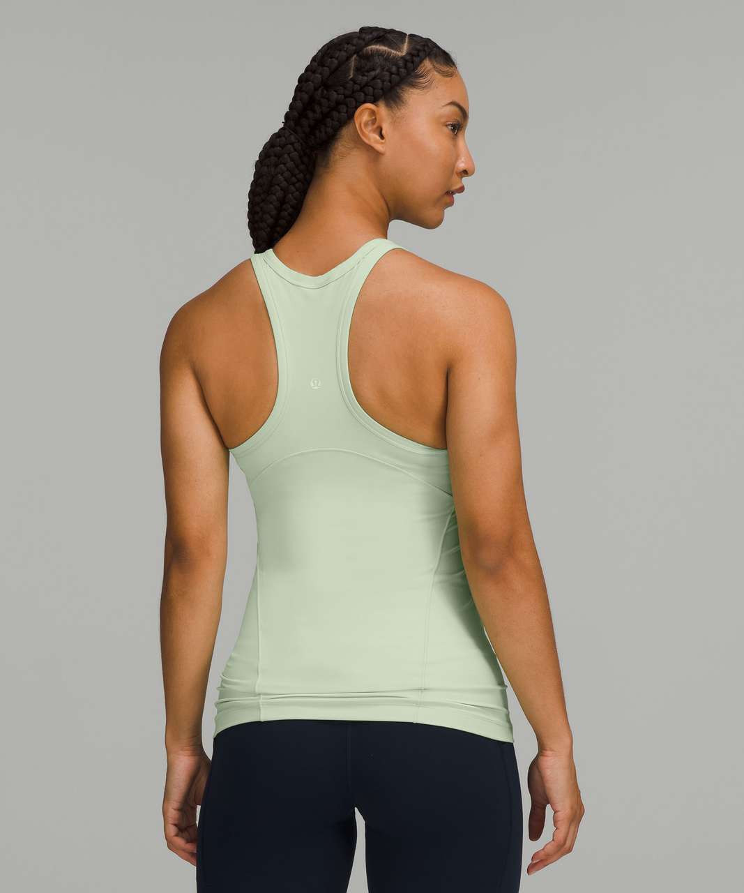 NEW Women Lululemon Align Waist-Length Tank Top Wild Mint Size 6