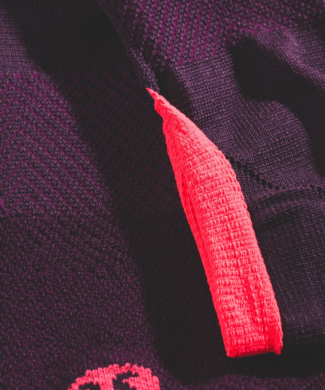 Lululemon Secret Sock - Black Cherry / Plum / Electric Coral