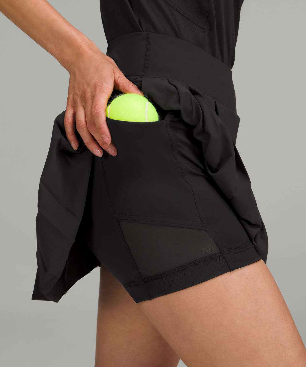 Side-Pleat High-Rise Tennis Skirt