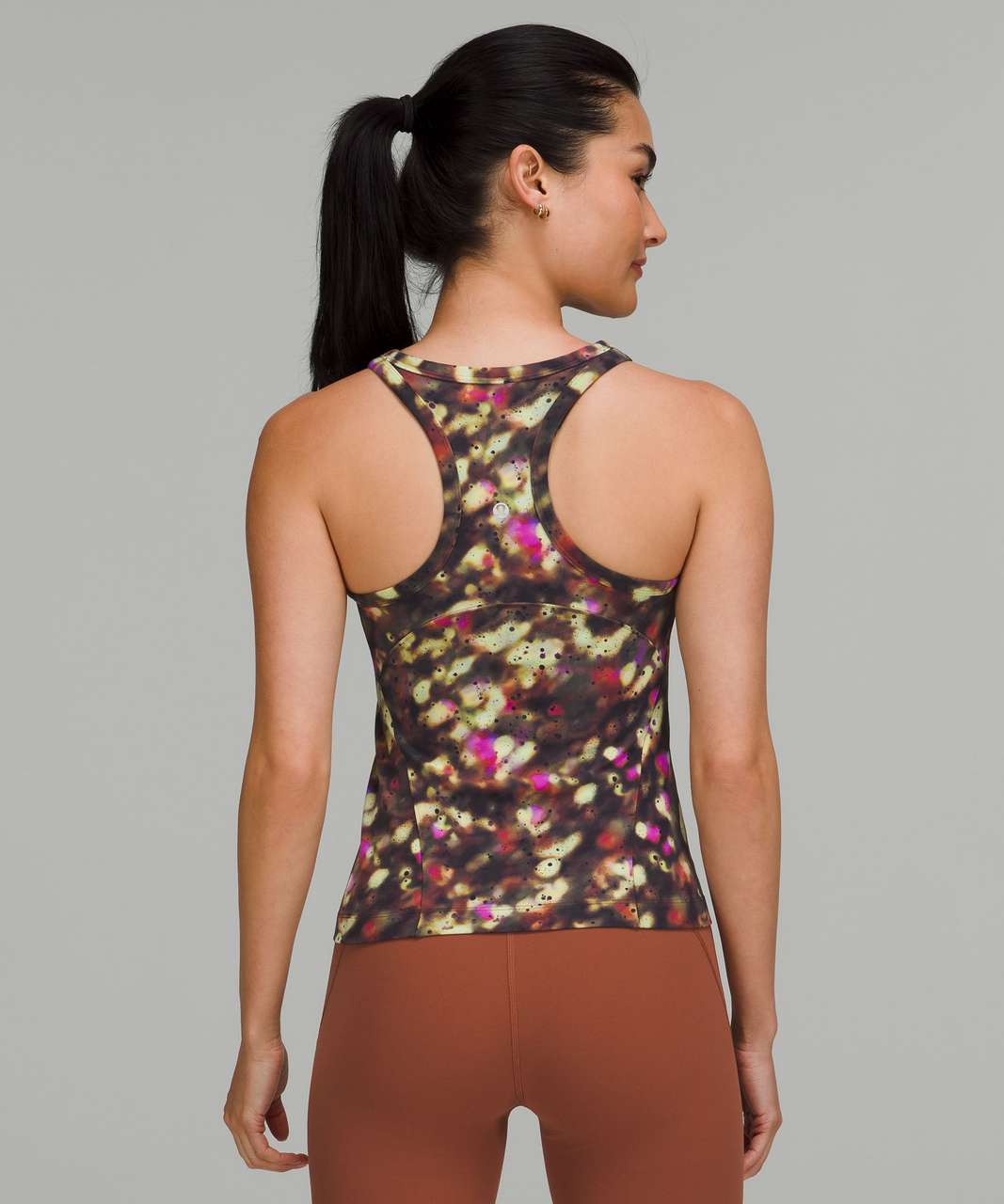 Lululemon Align Waist-Length Racerback Tank Top - Soft Focus Splatter Green Multi