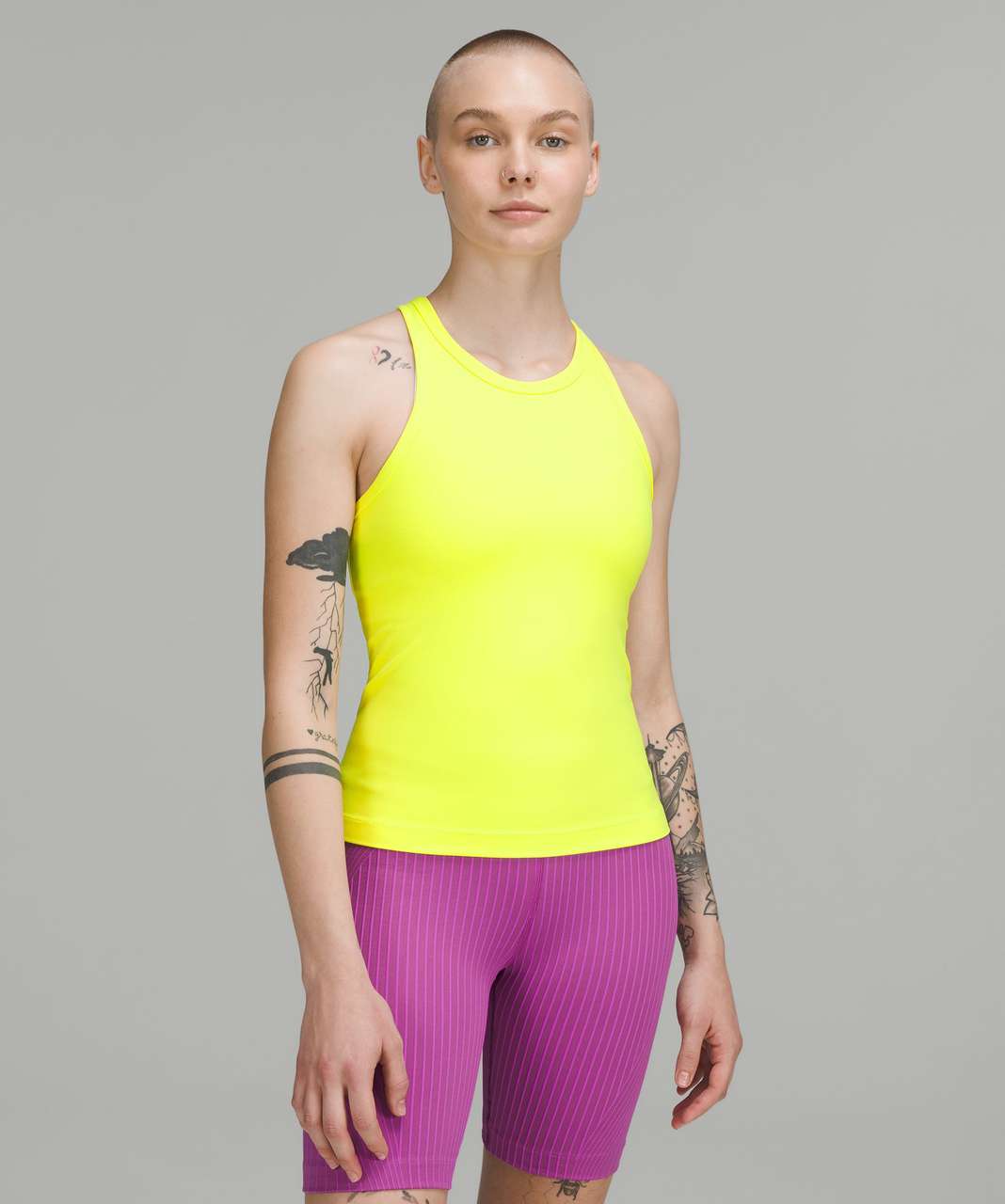 Lululemon Align Waist-Length Racerback Tank Top - Electric Lemon