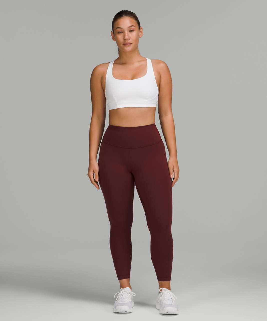 lululemon athletica, Pants & Jumpsuits, Lululemon Wunder Train Highrise  Tight 28 Size 4 Red Merlot