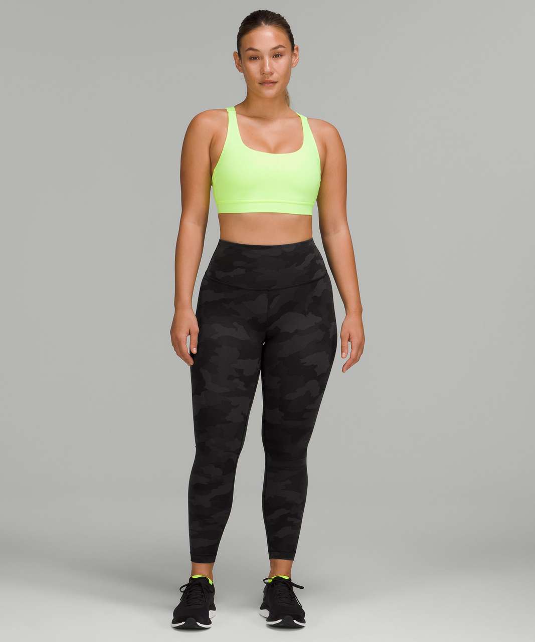 Lululemon Wunder Train High-Rise Crop 23 Heritage 365 Camo Deep Coal Multi