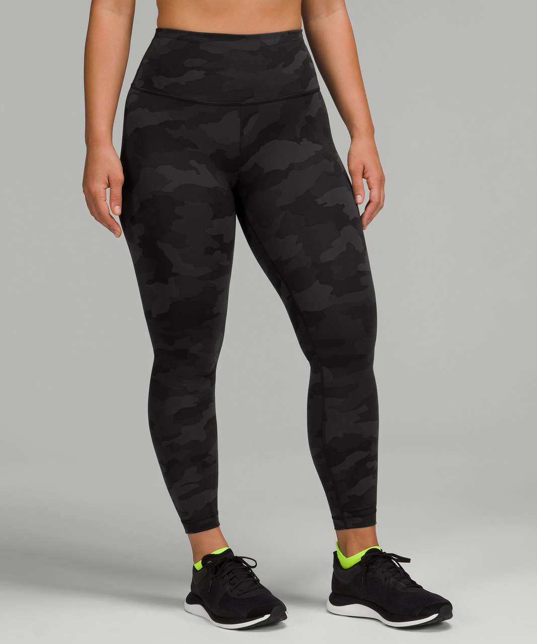 Lululemon Wunder Train High-Rise Tight 25” Hideaway Camo Deep Coal Multi