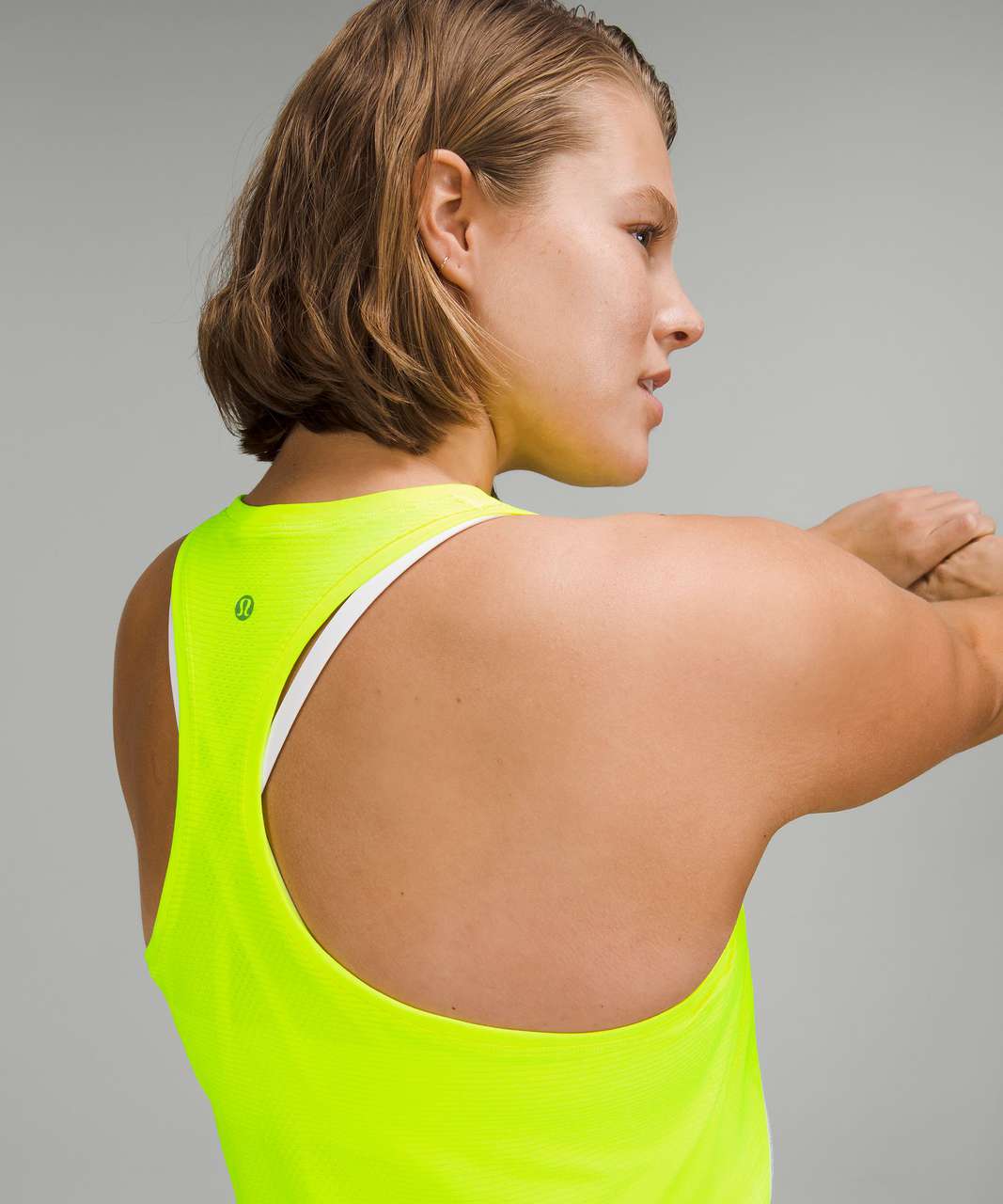 Lululemon Swiftly Tech High-Neck Tank Top 2.0 *Race Length - Highlight Yellow / Highlight Yellow