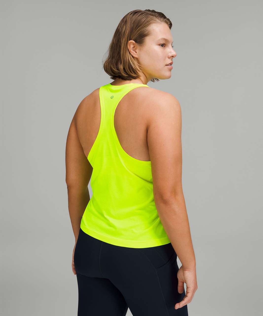 Lululemon Swiftly Tech High-Neck Tank Top 2.0 *Race Length - Highlight Yellow / Highlight Yellow