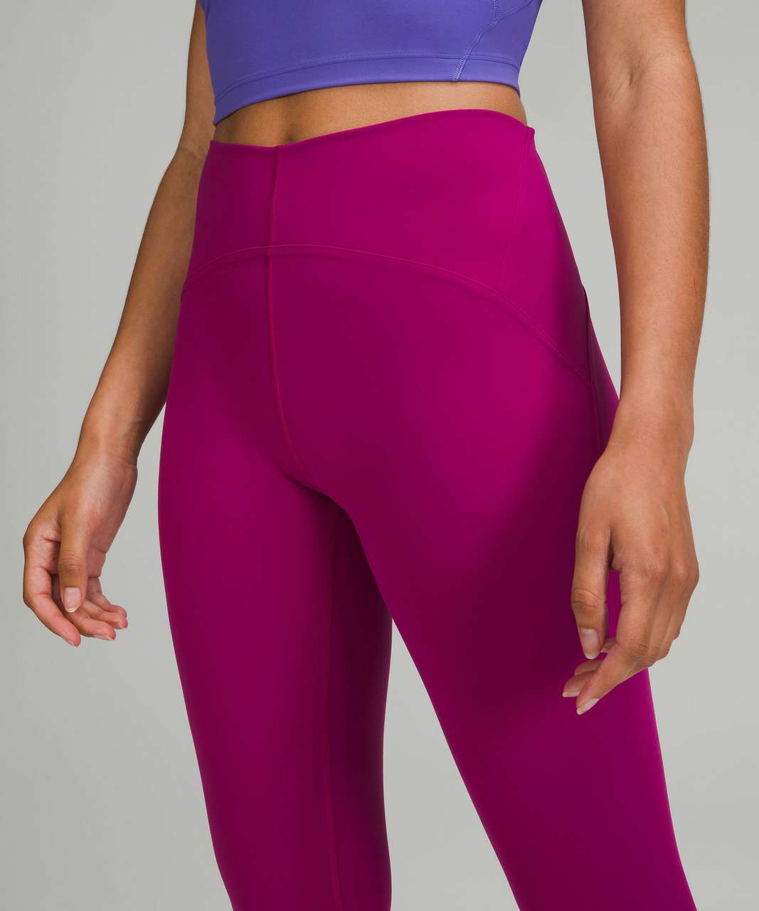 Lululemon Size 14 Instill HR Tight 25 Magenta Purple MGPR