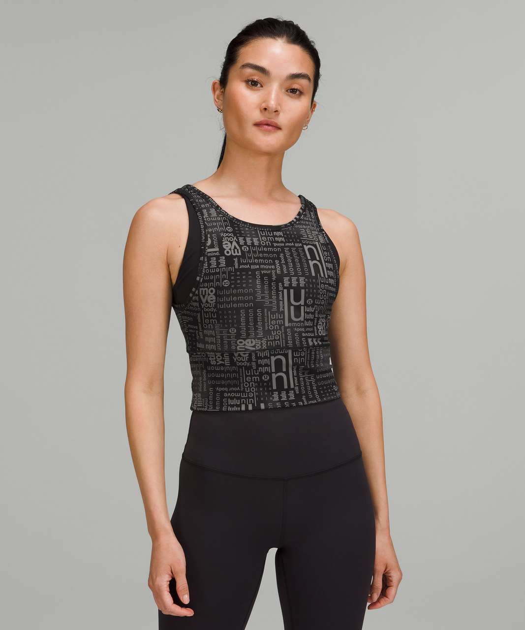 Lululemon Power Pivot Everlux Tank Top *Motif - Lululemon Ombre Black Multi