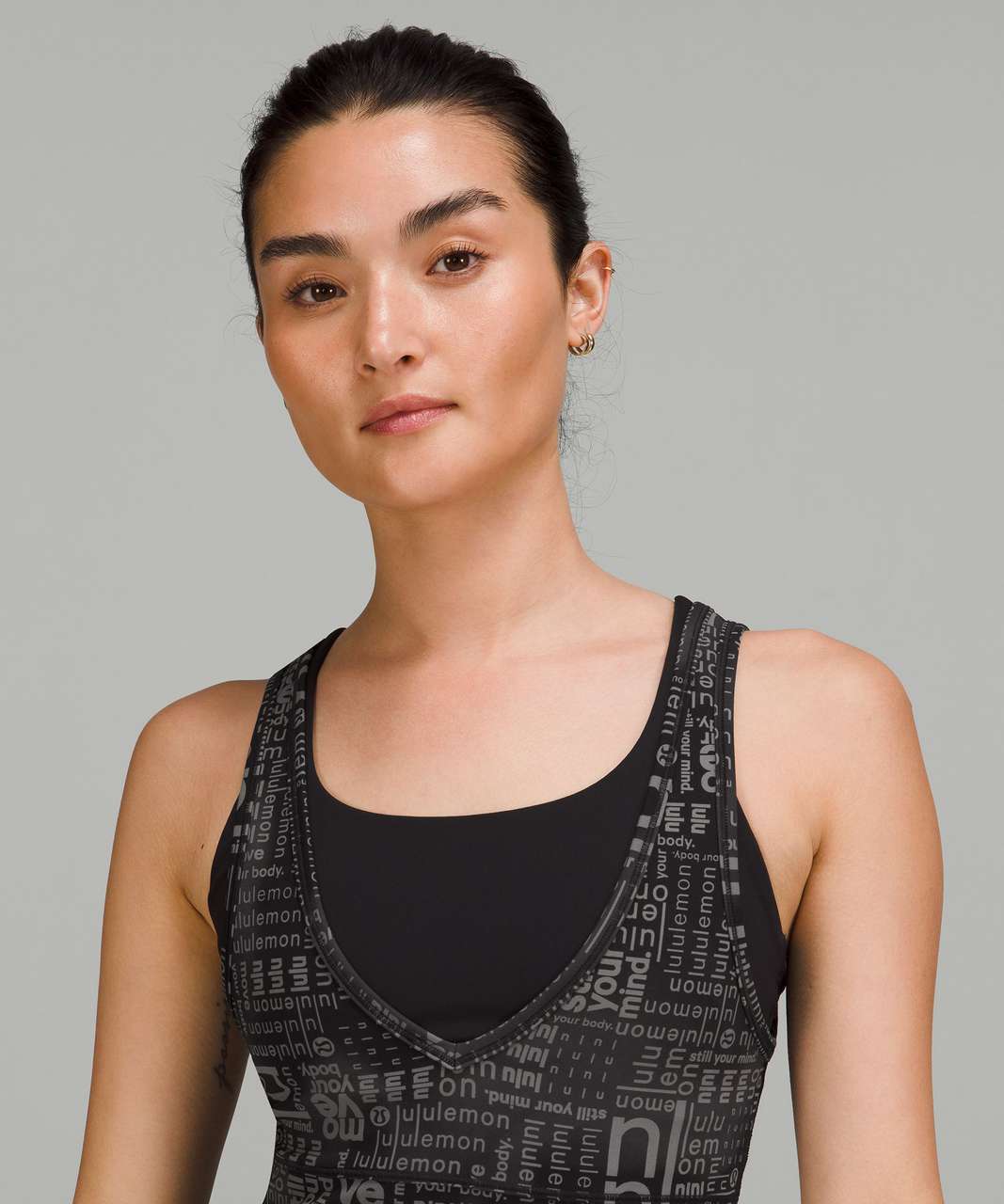 Lululemon Power Pivot Tank Top *Rib - Rhino Grey - lulu fanatics