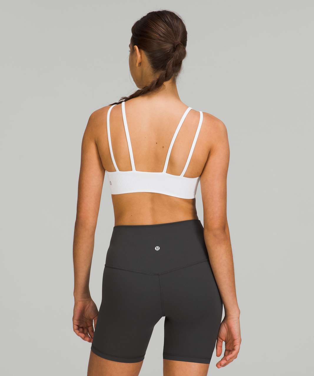 Lululemon Like a Cloud Ribbed Longline Bra *Light Support, B/C Cup - Lunar  Rock - lulu fanatics