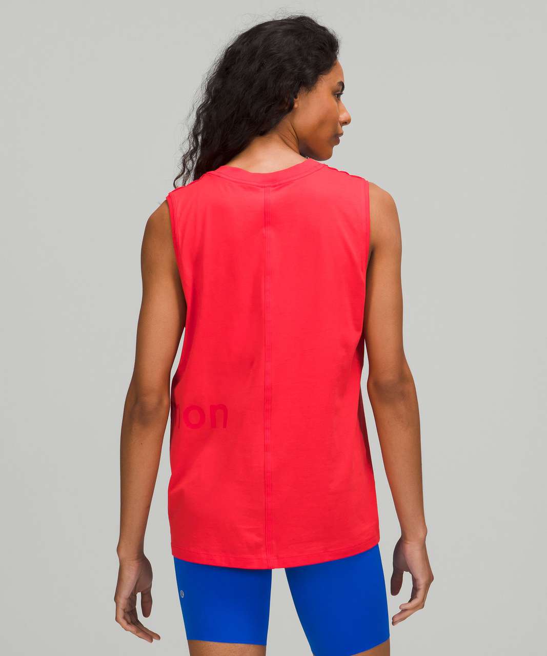 Lululemon All Yours Tank Top Graphic In Love Red