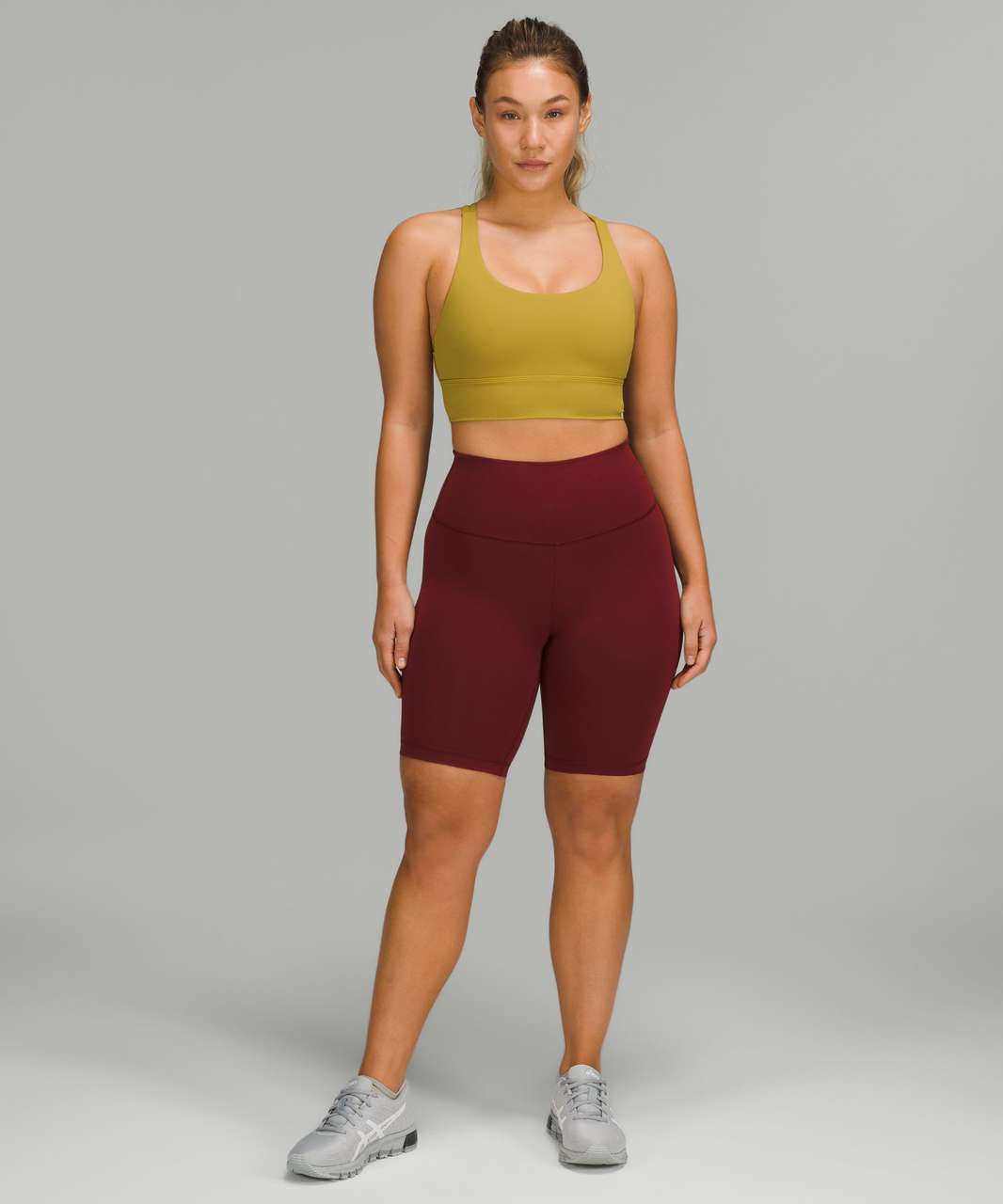 Lululemon Wunder Train Contour Fit High-Rise Short 8 - Red Merlot - lulu  fanatics