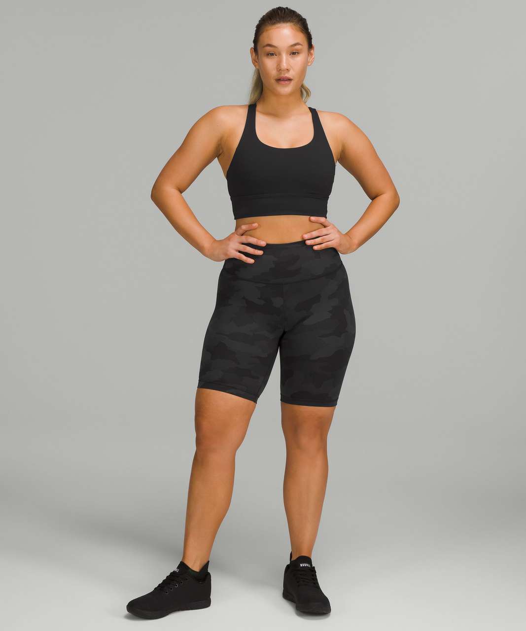 Lululemon Wunder Train Contour Fit High-Rise Short 8 - Black - lulu  fanatics