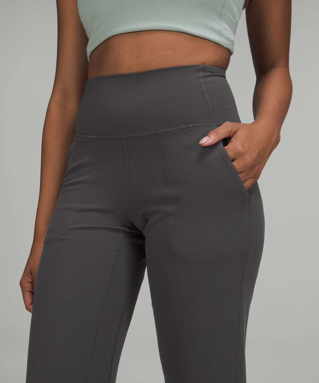 Lululemon Align HR Crop 23” Pant Women's Size 20 Gray