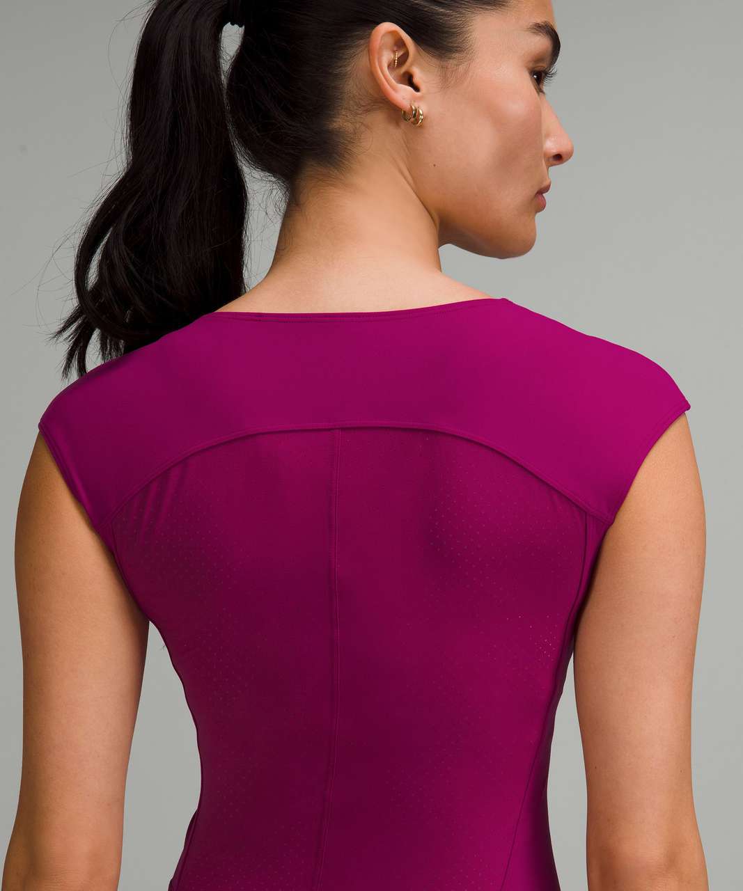 Lululemon Everlux Mesh-Back Tennis Dress - Magenta Purple