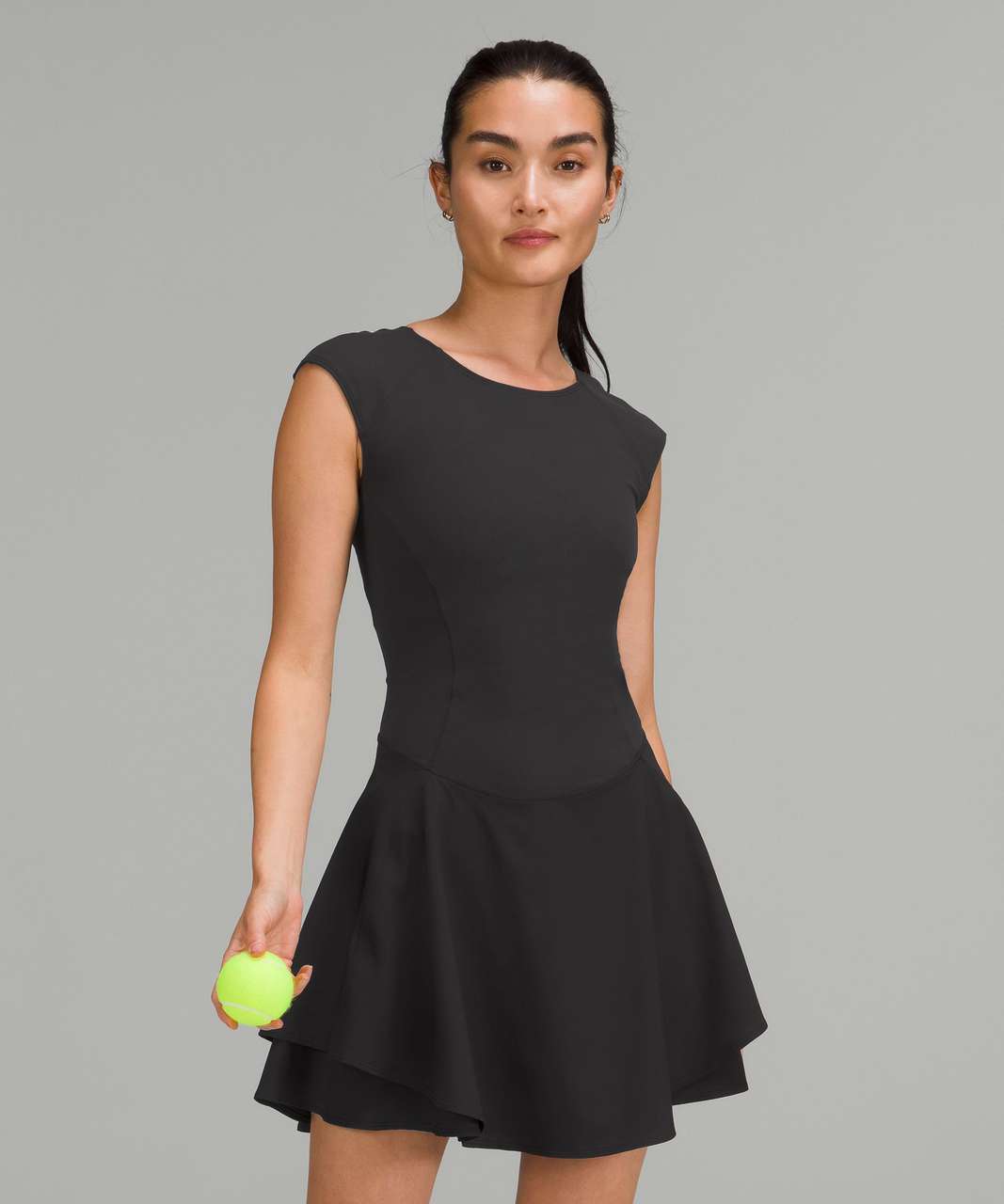 Lululemon Everlux Mesh-Back Tennis Dress - Black