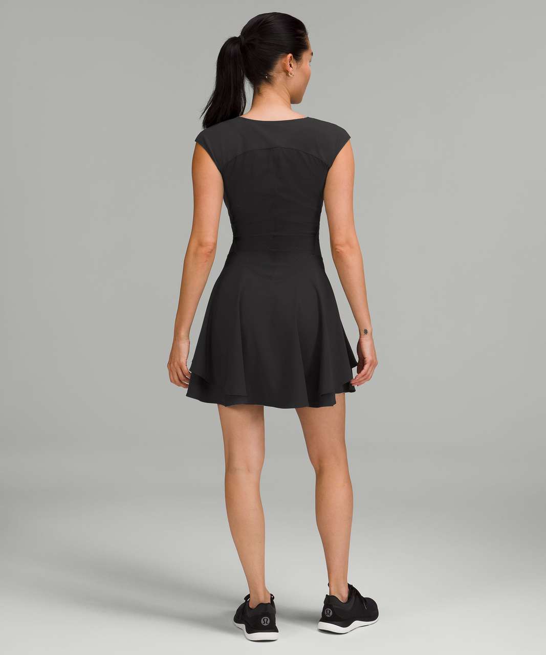 Lululemon Everlux Mesh-Back Tennis Dress - Black