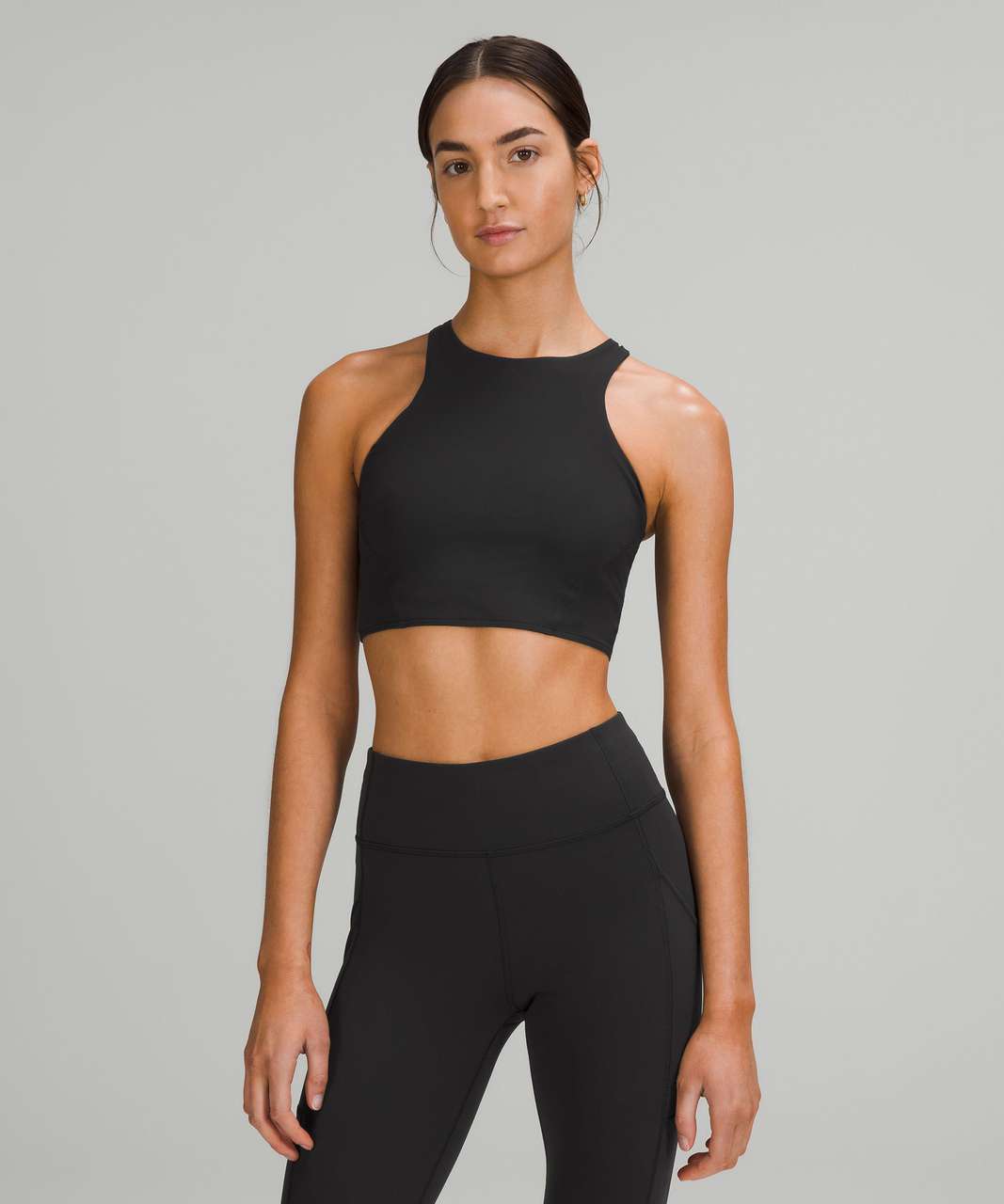 Lululemon Sports Bra Enlite Weave-Back 36C Black, High Support