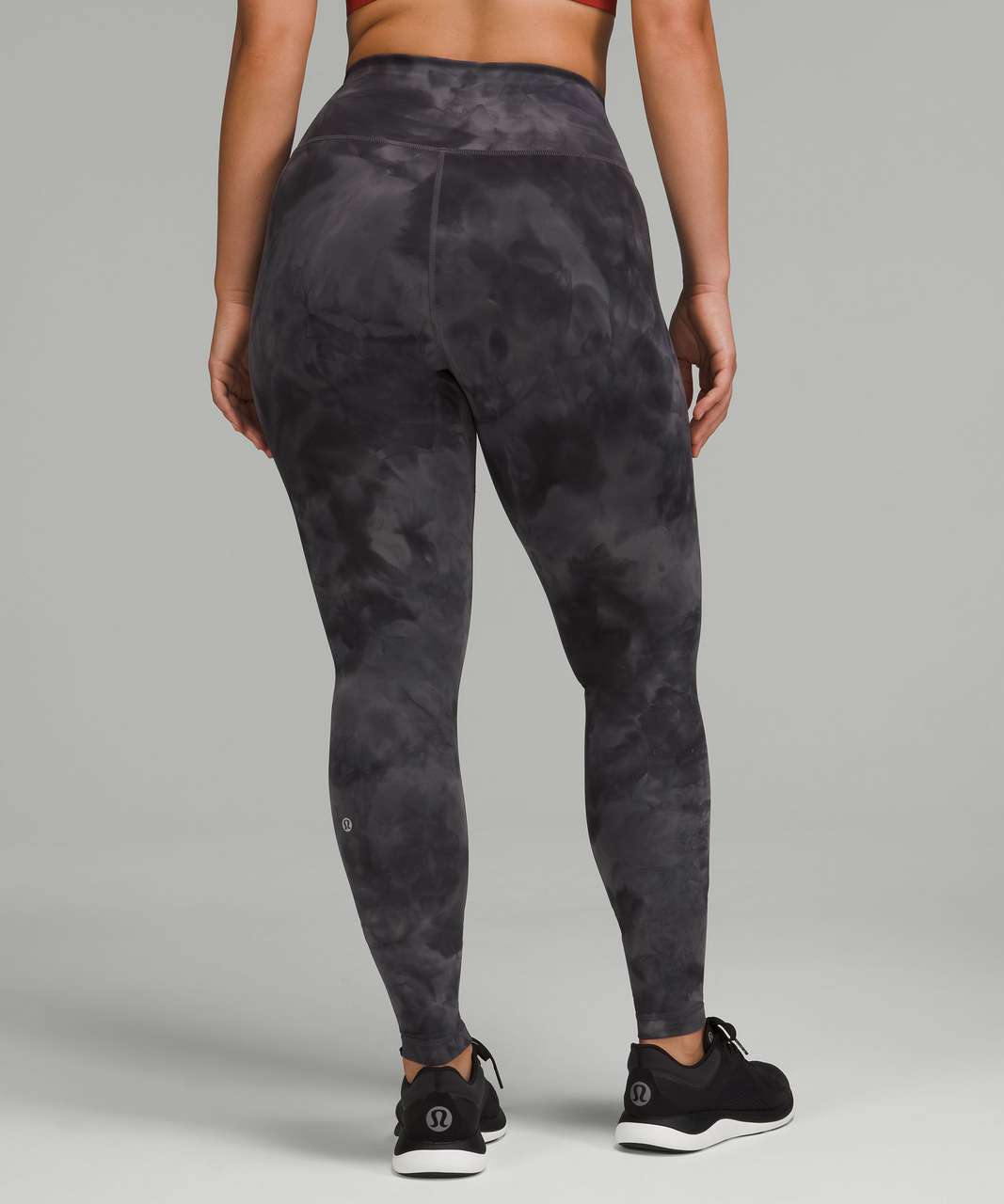 Lululemon Wunder Train Contour Fit High-Rise Tight 28" - Diamond Dye Pitch Grey Graphite Grey