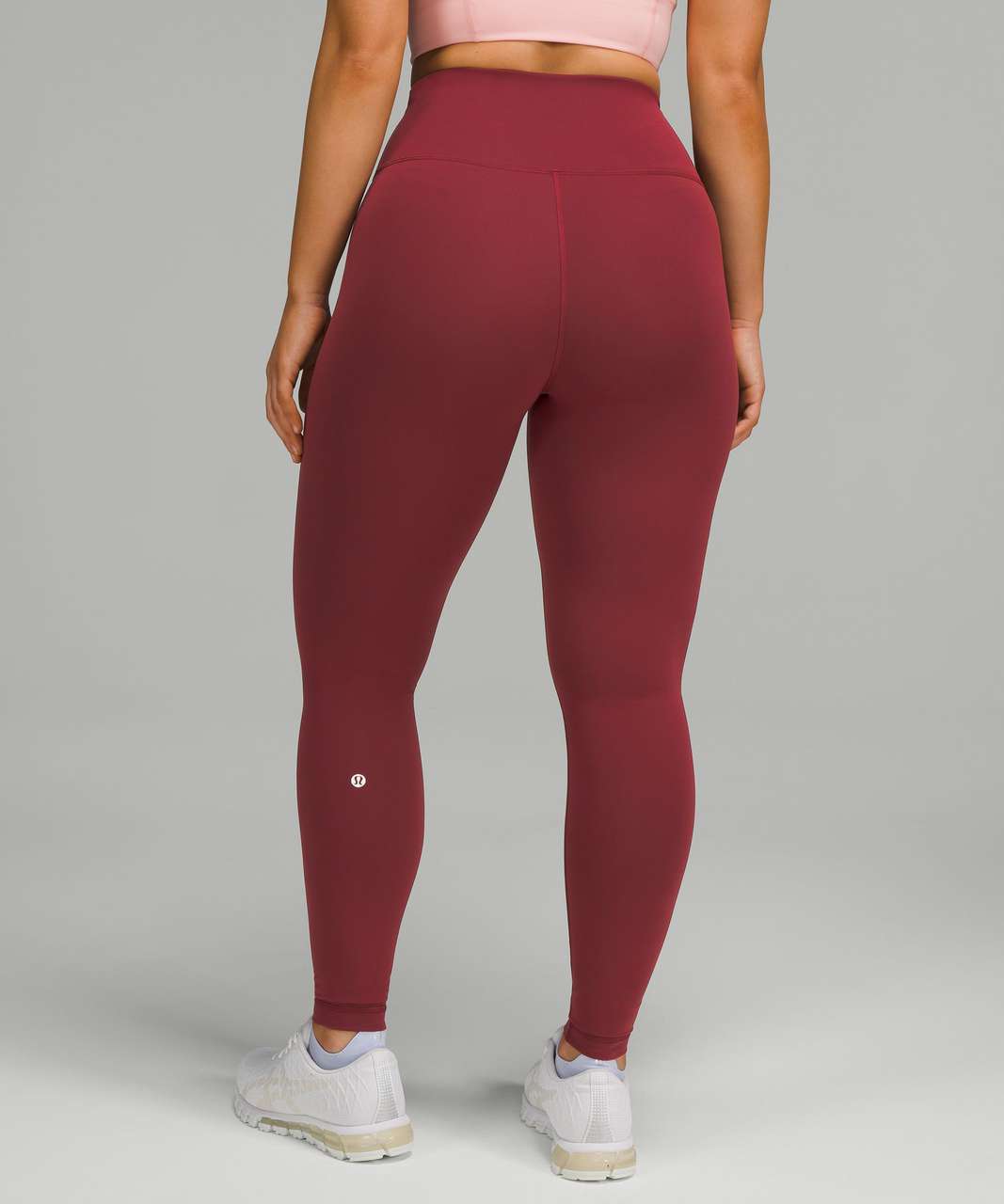 lululemon athletica, Pants & Jumpsuits, Lululemon Wunder Train High Rise  Tight 28 Size Red Merlot