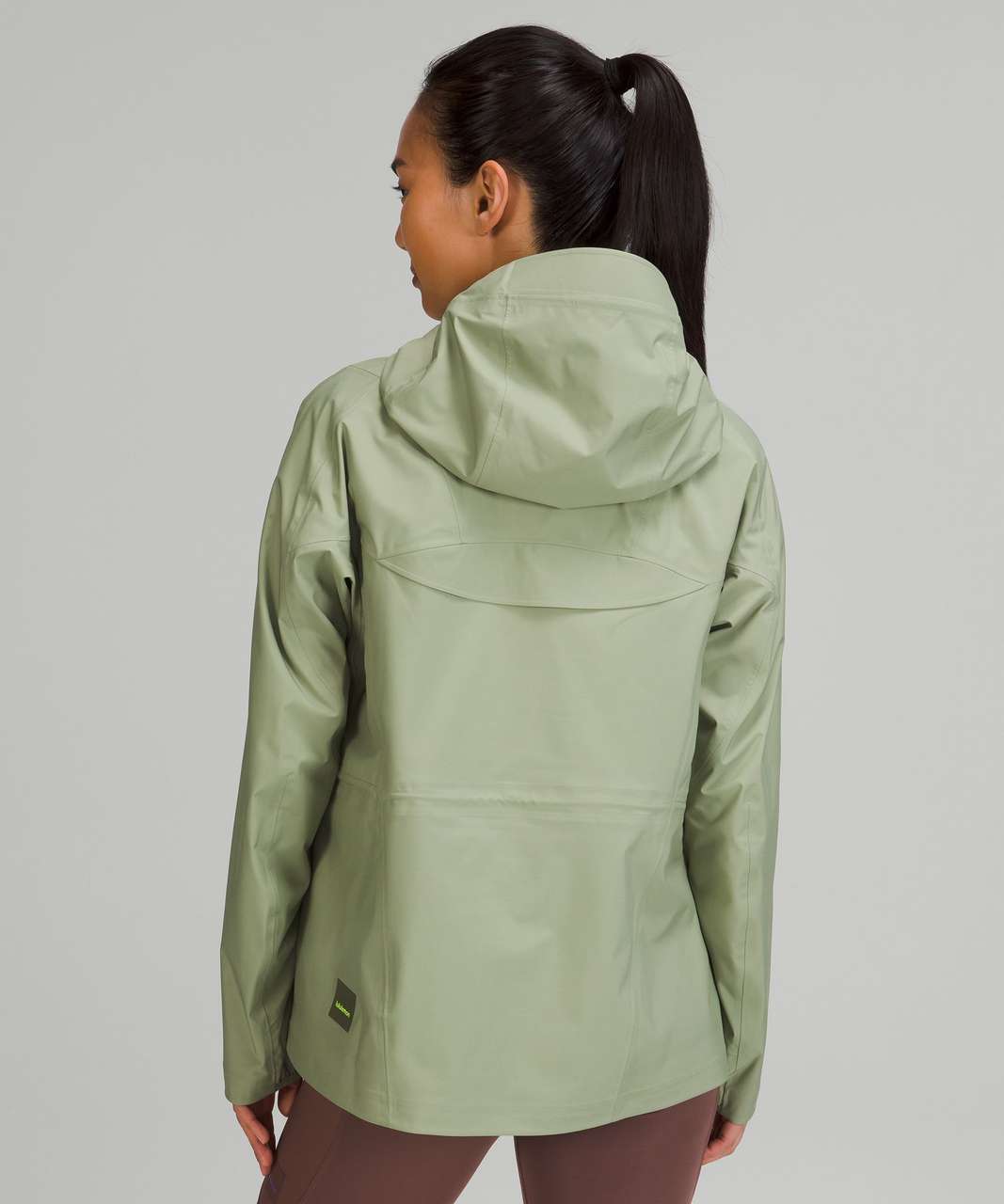 Lululemon Waterproof Hiking Half-Zip Pullover - Laurel Green