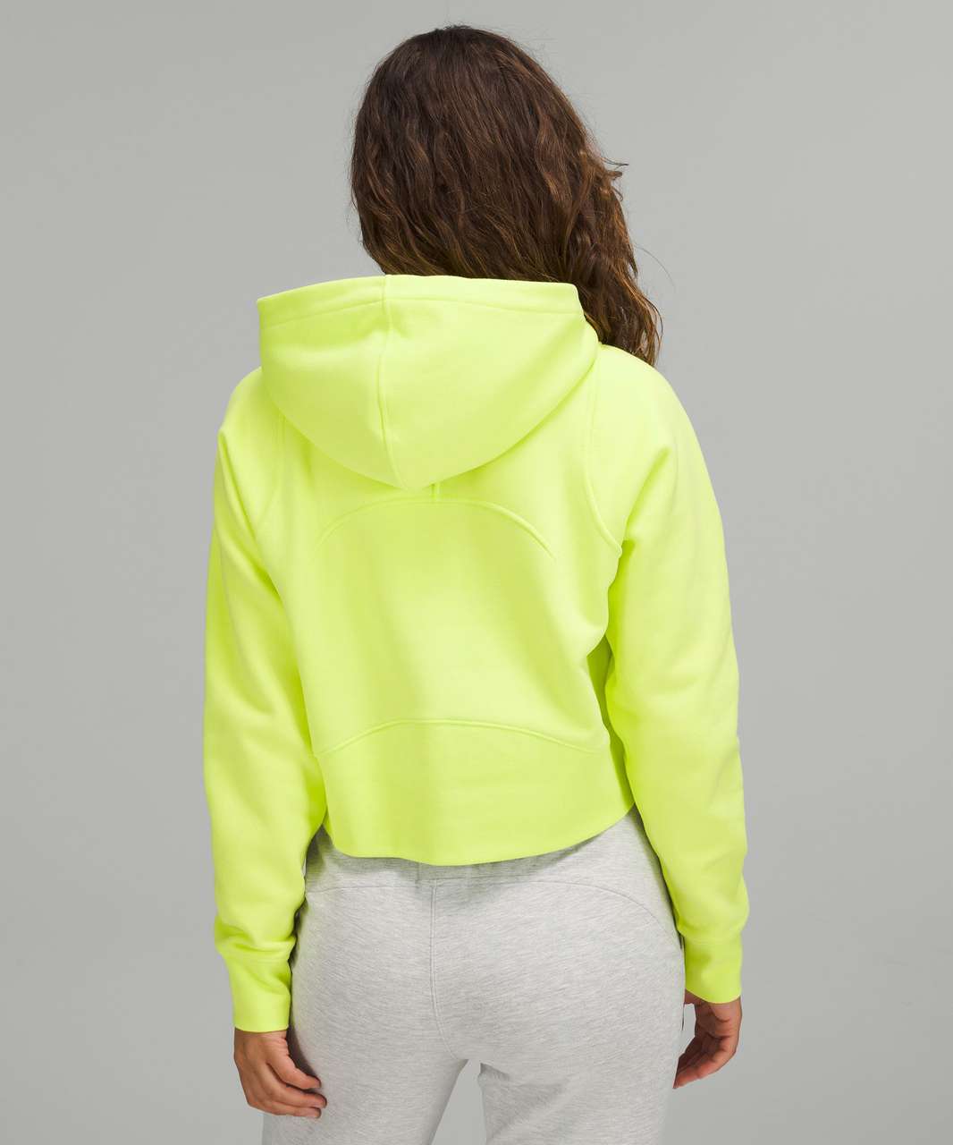 Lululemon Loungeful Cropped Hoodie - Electric Lemon