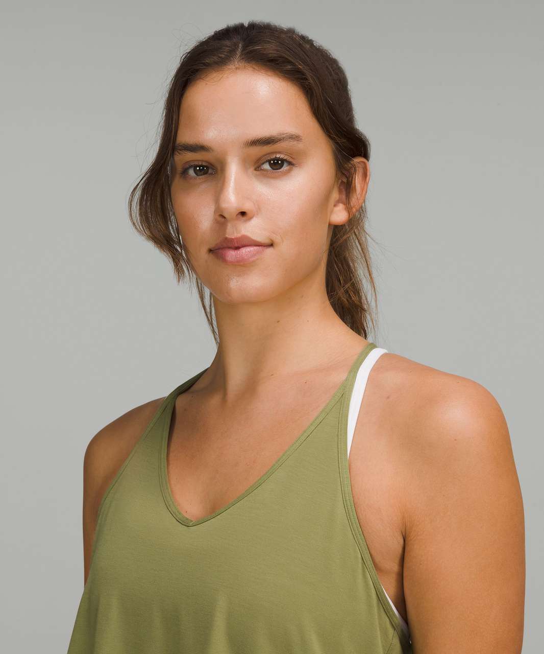 lululemon athletica Modal-silk Yoga Tank Top in Green