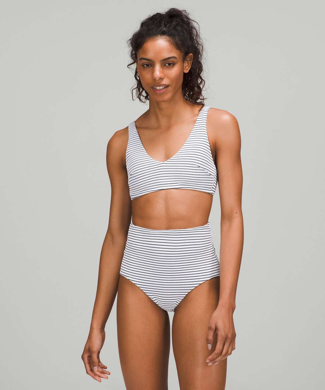 Lululemon Waterside Swim Top *C Cup - True Navy - lulu fanatics