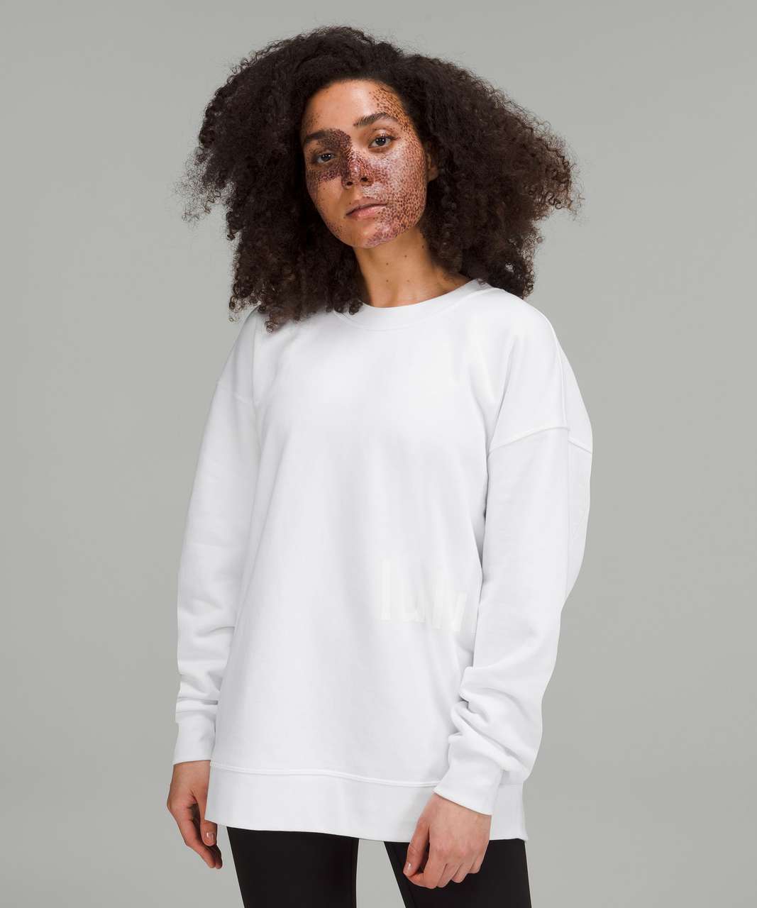 Lululemon Perfectly Oversized Crew Sweatshirt White Threethirty