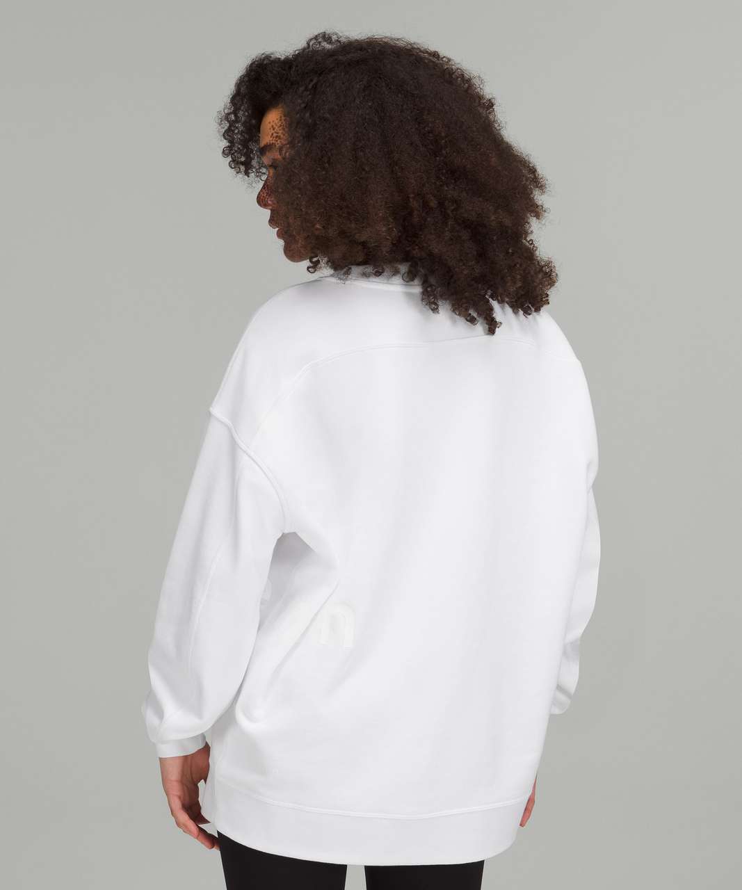 Lululemon Perfectly Oversized Crew *Graphic - White (First Release)