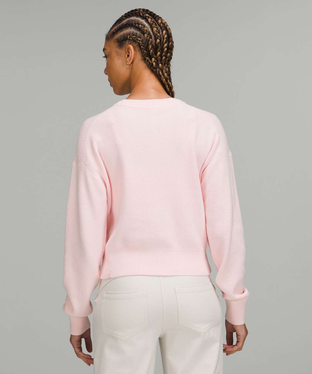 Lululemon Waist Length Crewneck Sweater - Strawberry Milkshake / Strawberry Milkshake