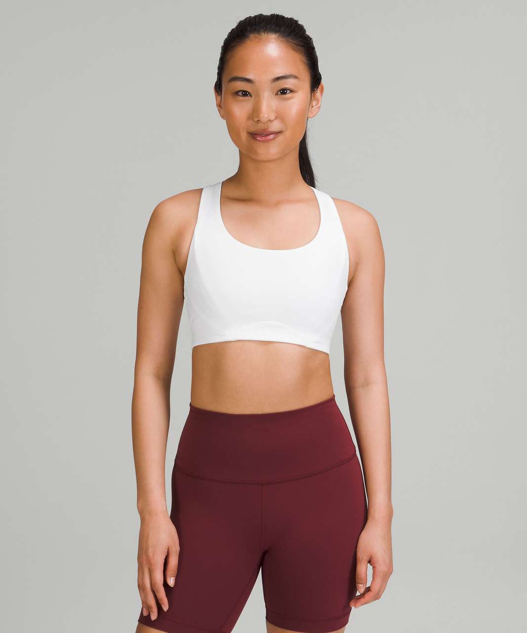 Lululemon Like a Cloud Longline Bra *Light Support, B/C Cup - Red Merlot -  lulu fanatics