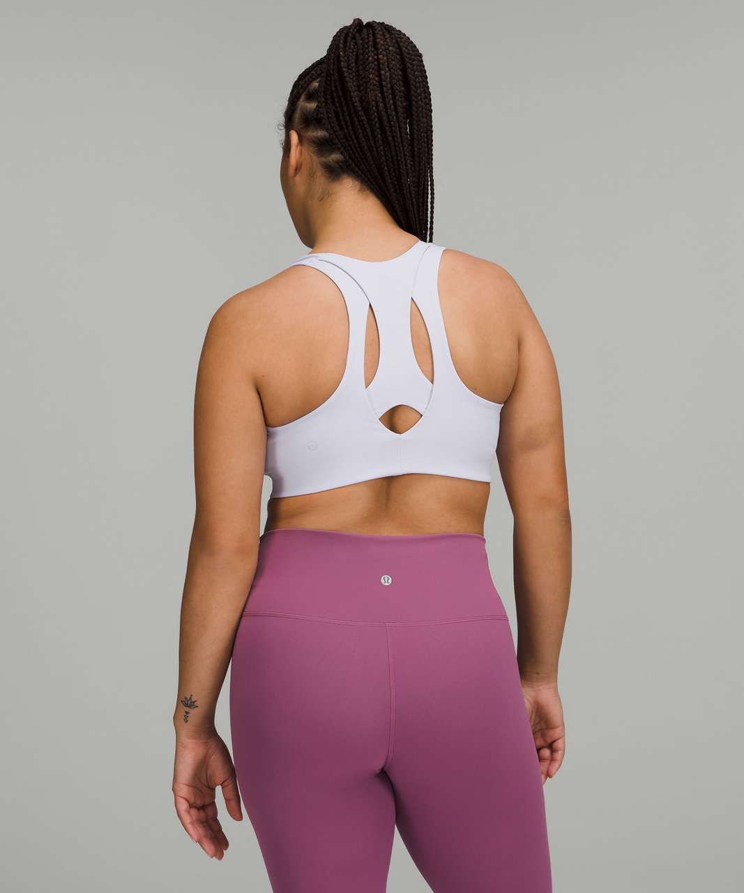 Lululemon Open Racerback Train Bra *Medium Support, B/C Cup - Pastel Blue -  lulu fanatics