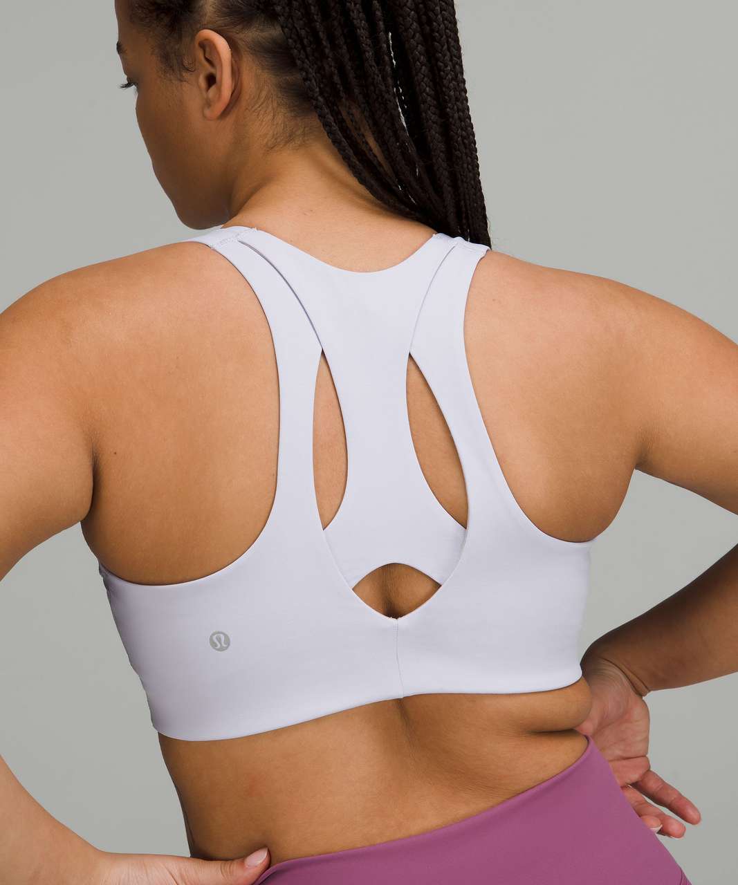 Lululemon Open Racerback Train Bra *Medium Support, B/C Cup - White - lulu  fanatics