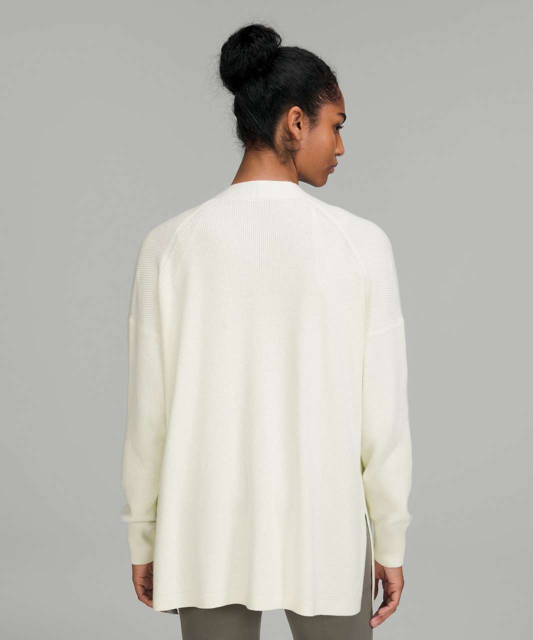 Lululemon Waist Length Crewneck Sweater - Prosecco / Lemon Sorbet