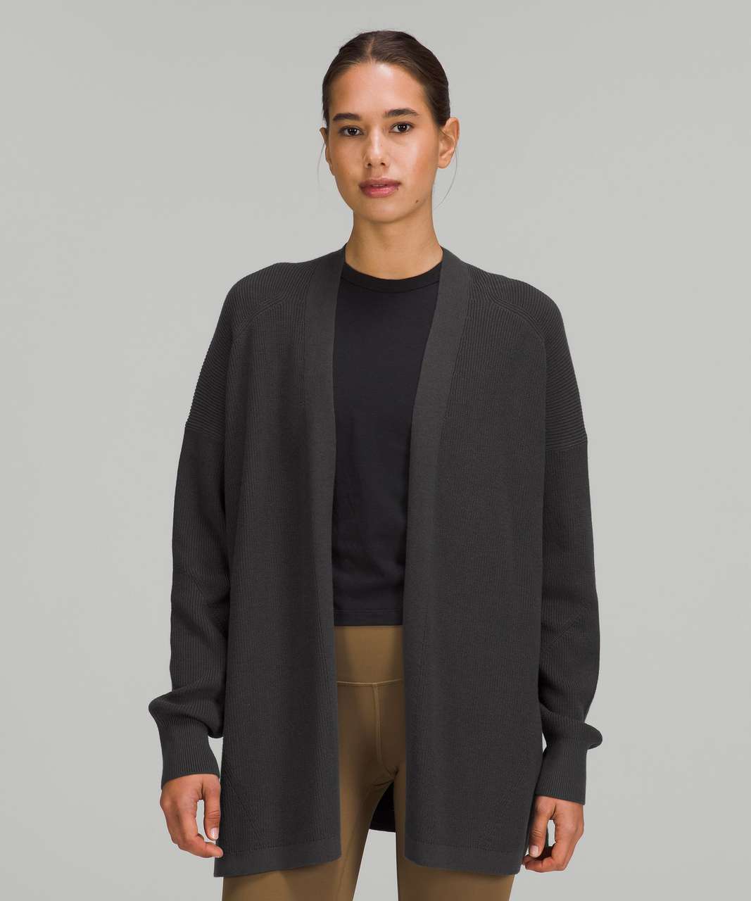 Lululemon Side Slit Sweater Wrap - Graphite Grey