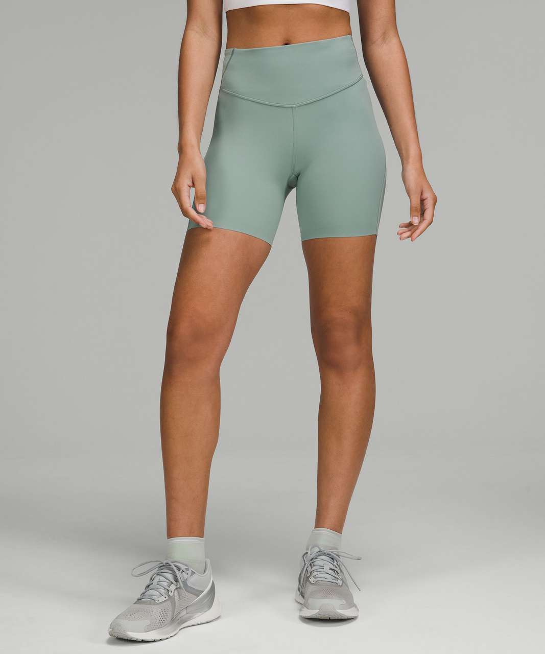 Lululemon Align High-Rise Short 8 - Everglade Green - lulu fanatics