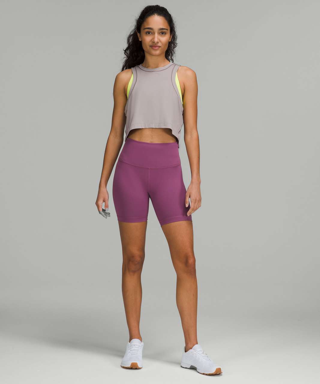 Open-Back Cropped Training Tank Top