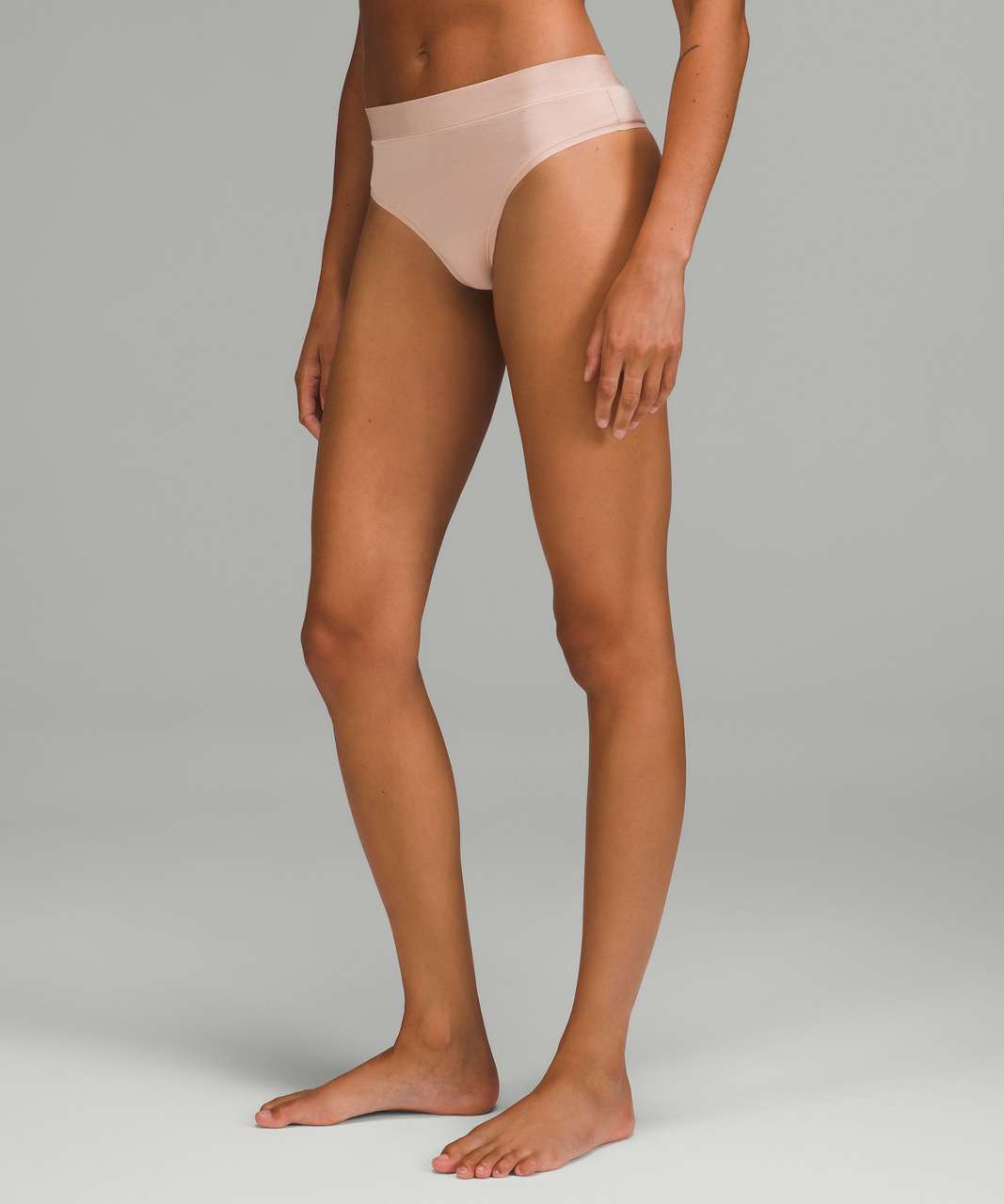 Lululemon UnderEase High-Rise Thong Underwear - Misty Shell