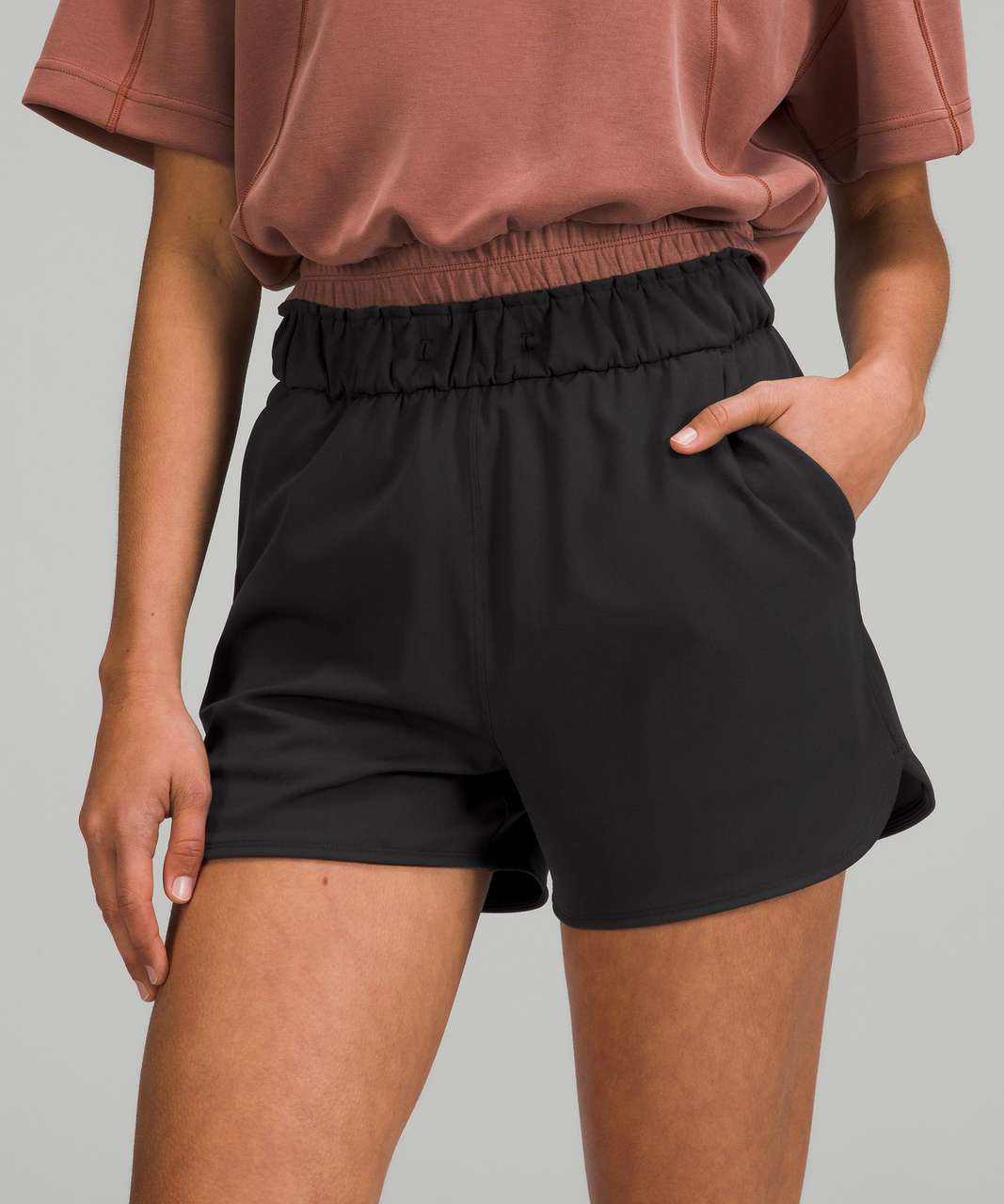 Black Shorts - High-Waisted Shorts - Belted Shorts - Lulus