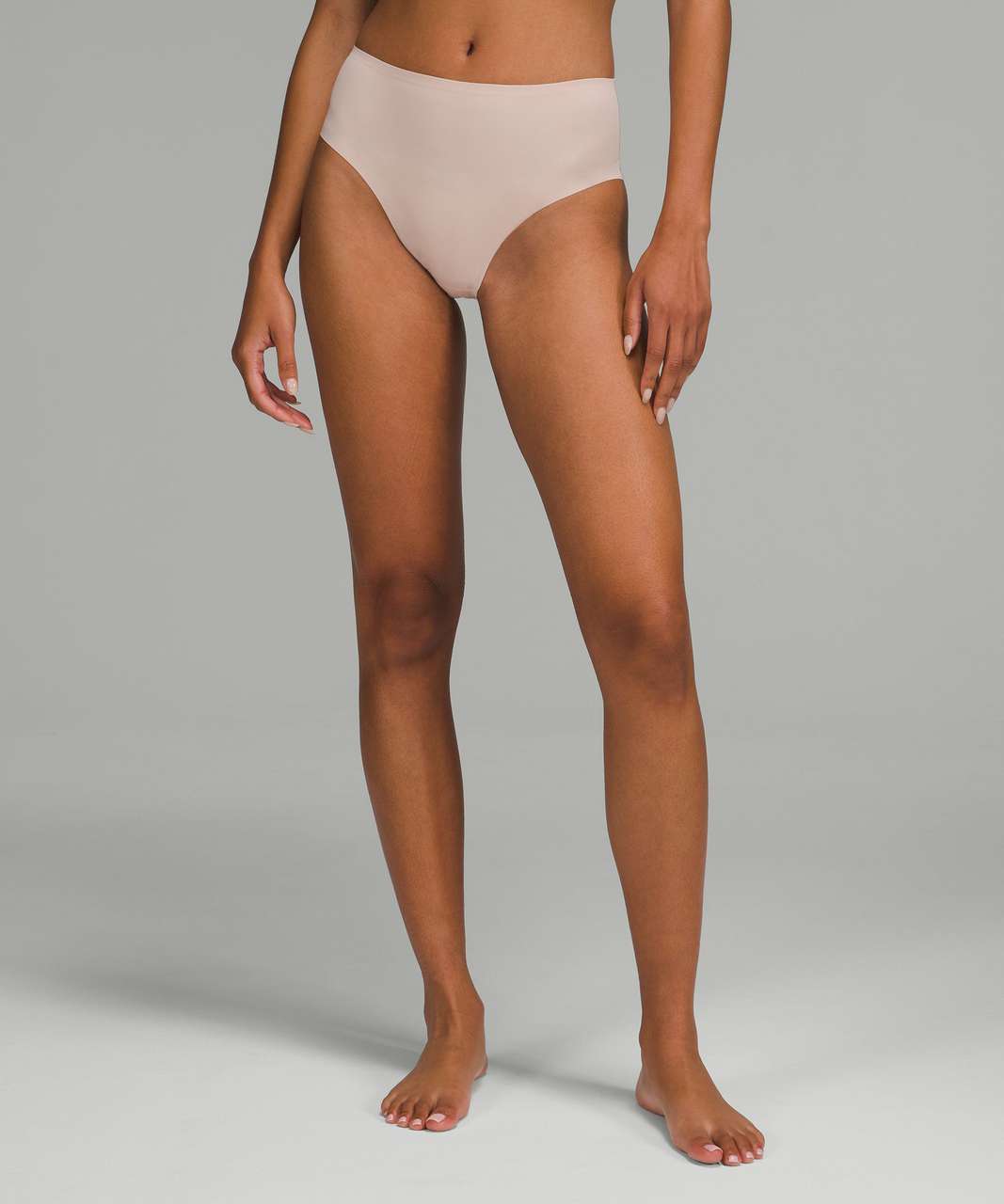 Lululemon InvisiWear High-Rise Bikini Underwear - Misty Shell