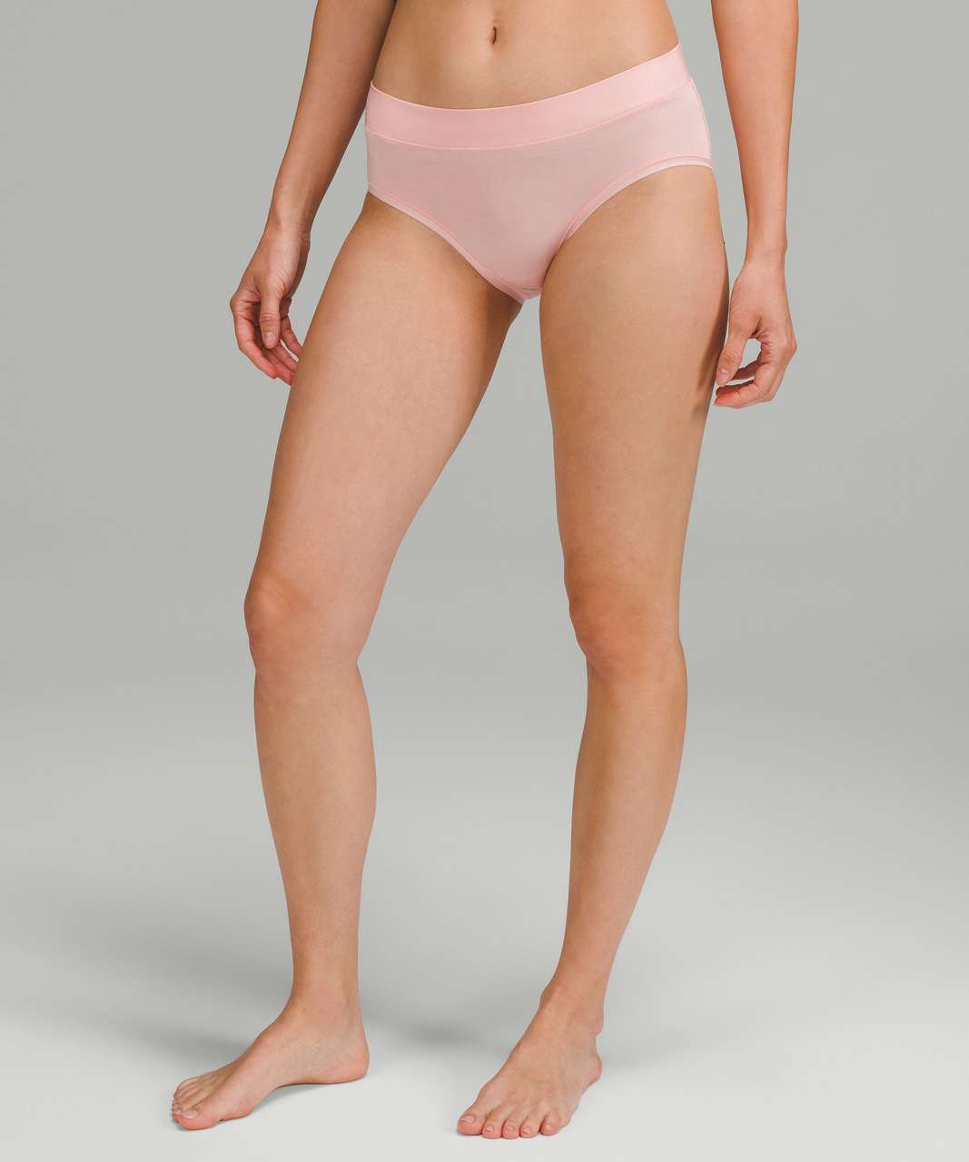 Lululemon InvisiWear Mid-Rise Bikini Underwear 3 Pack - Black / Dew Pink /  Warped Grain Alpine White Black - lulu fanatics