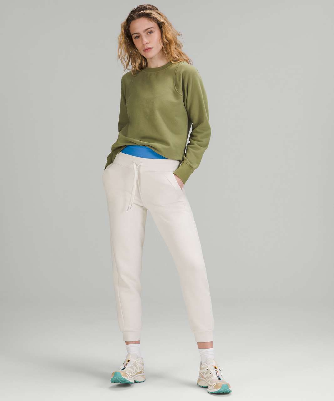 Lululemon Loungeful Crewneck Pullover - Bronze Green