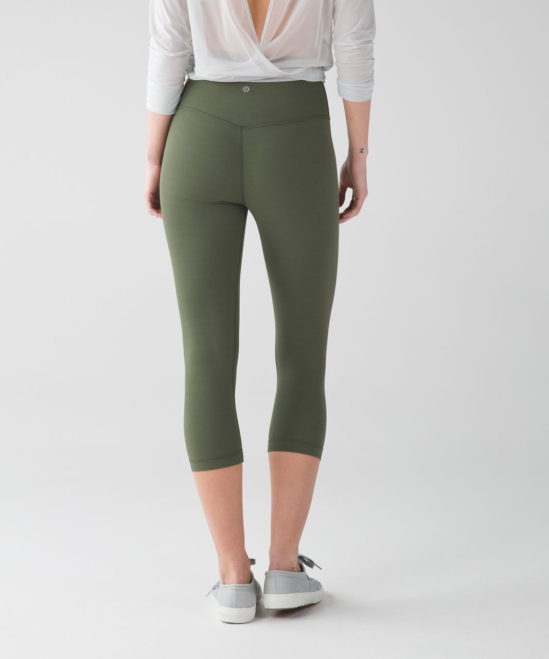 ❤️ New Lululemon Align HR Crop 23 Size 4 Rainforest Green Nulu