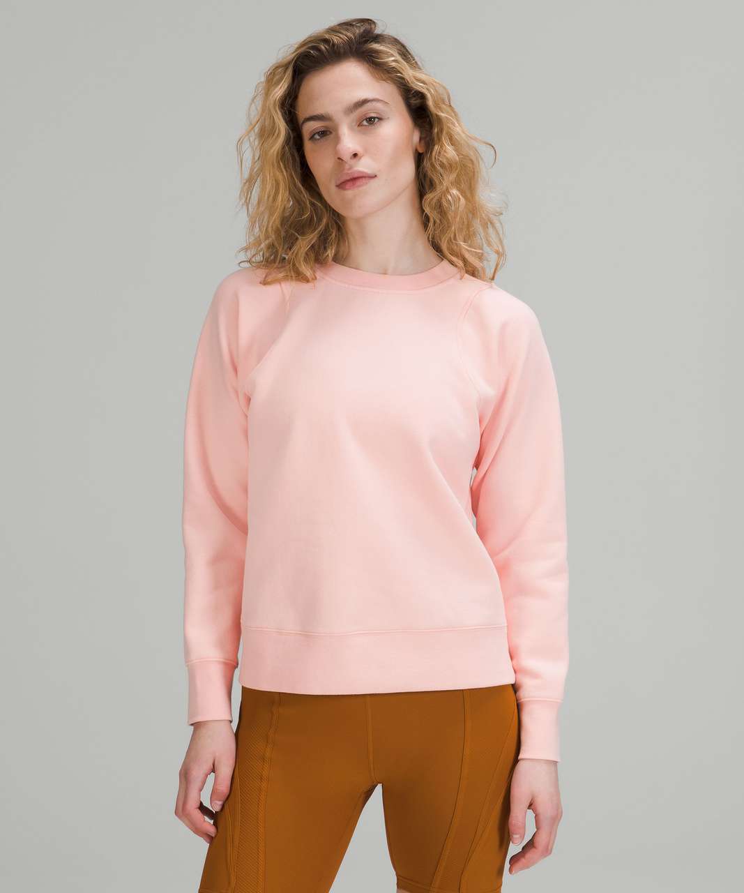 Lululemon Loungeful Crewneck Pullover - Dew Pink
