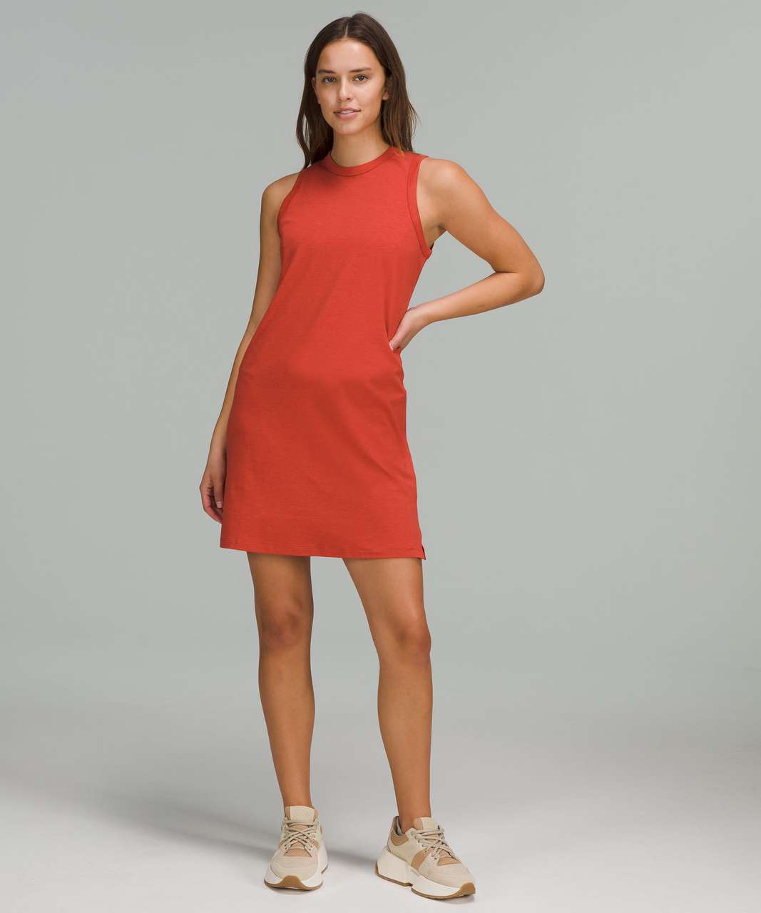 Lululemon Classic-Fit Cotton-Blend Dress - Red Rock