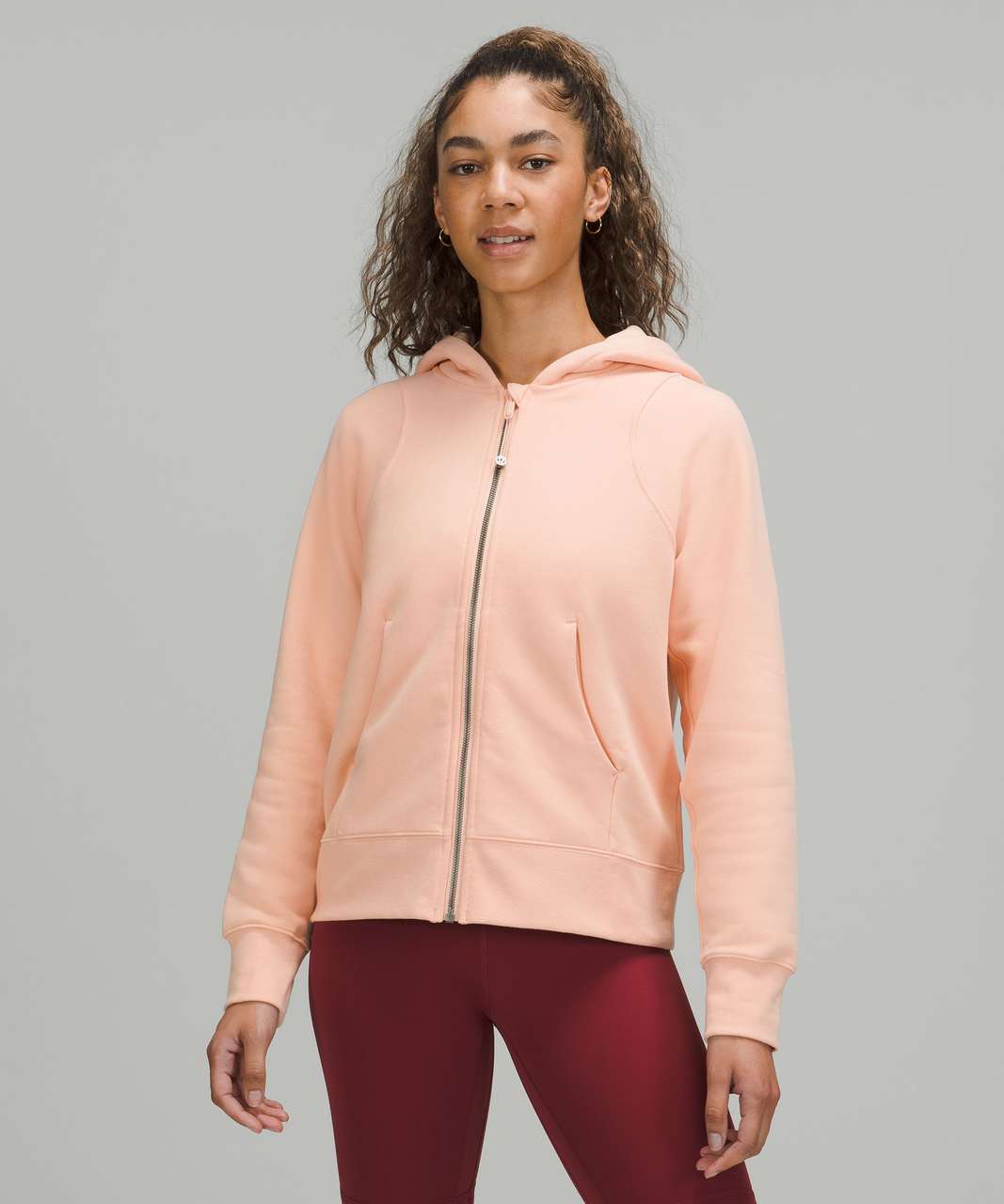 Lululemon Relaxed Cropped Hoodie - Canyon Orange - lulu fanatics