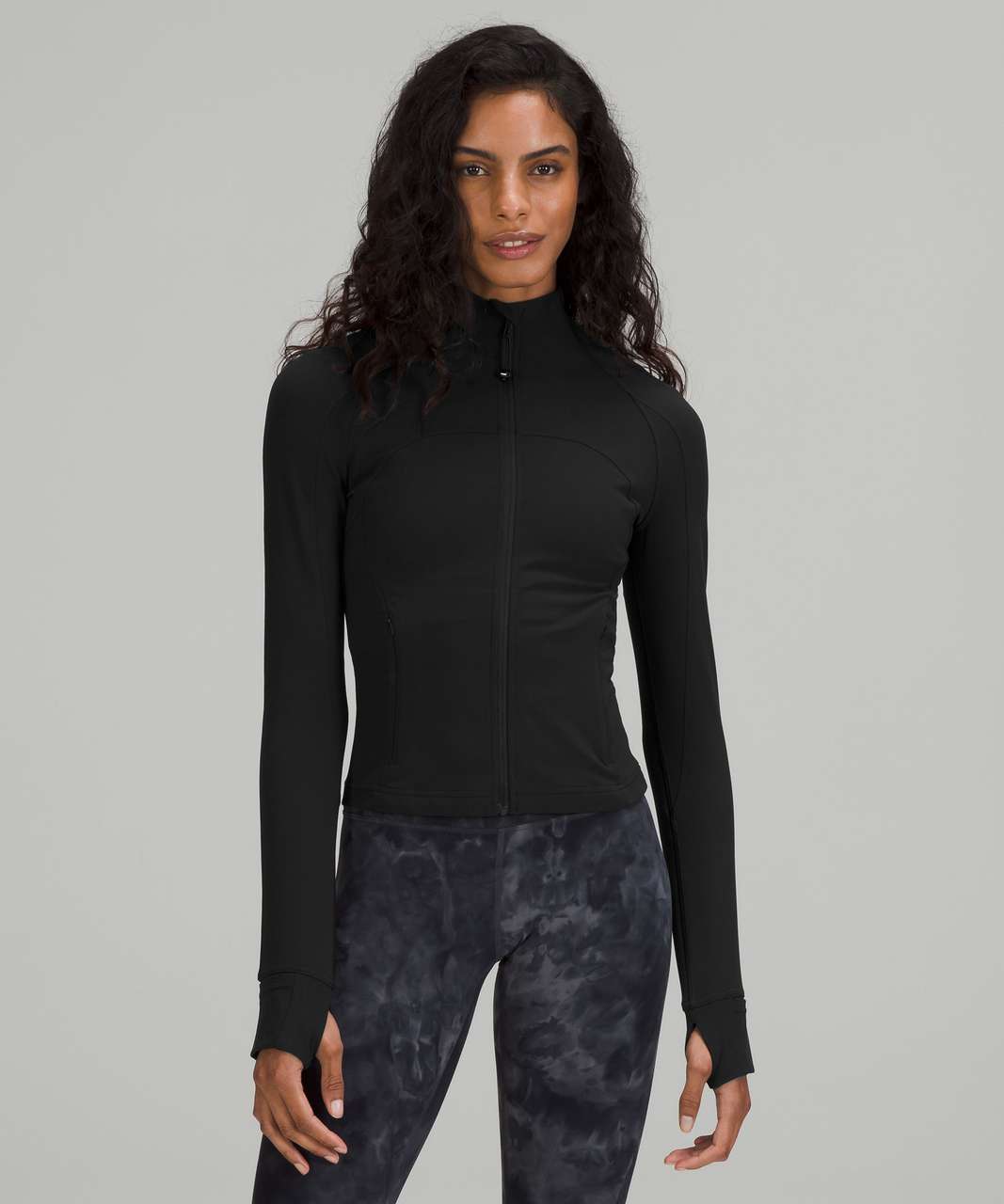 Lululemon Define Cropped Jacket *Nulu - Black / Gold - lulu fanatics