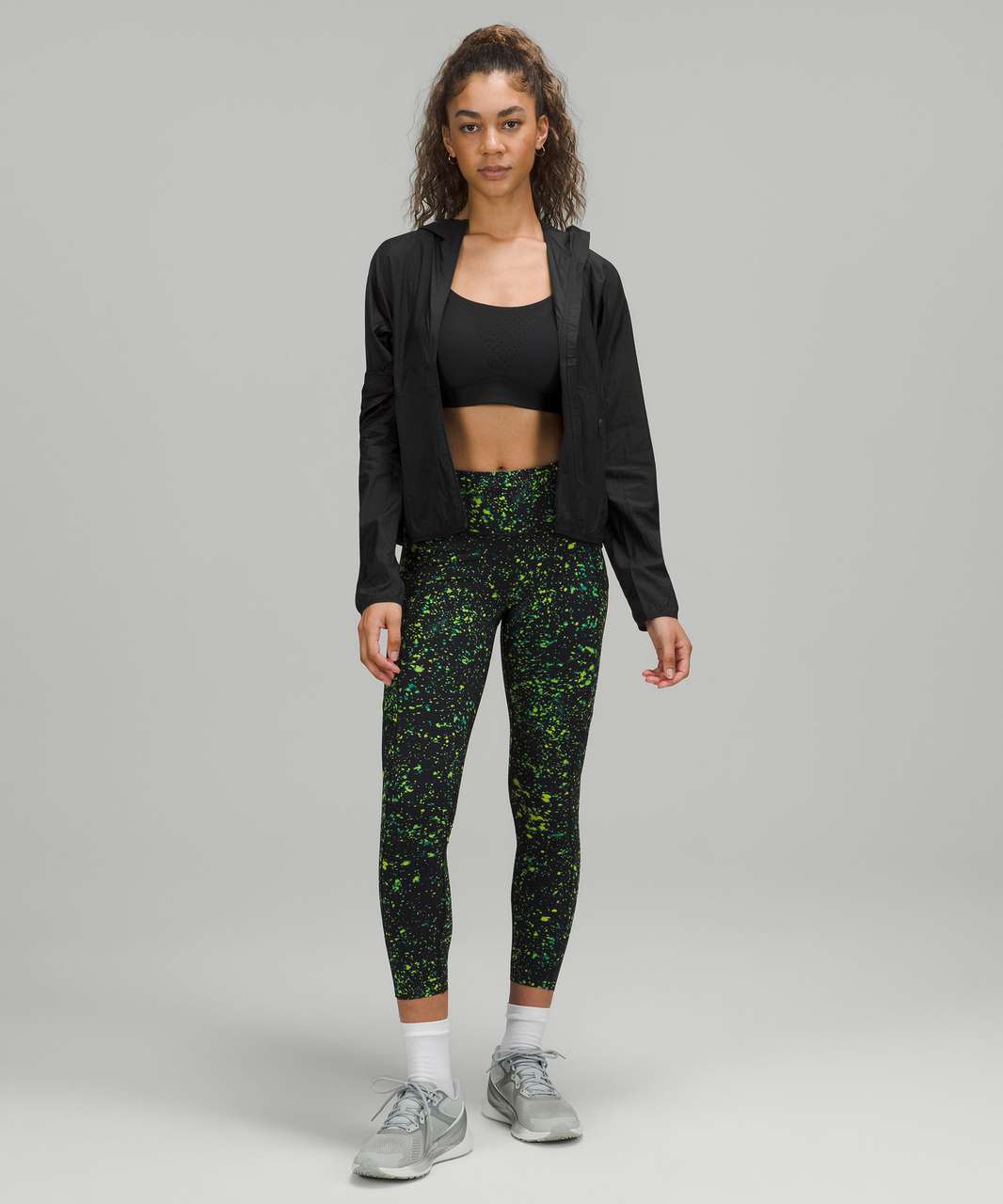 Lululemon Open Stride Run Bomber - Black - lulu fanatics