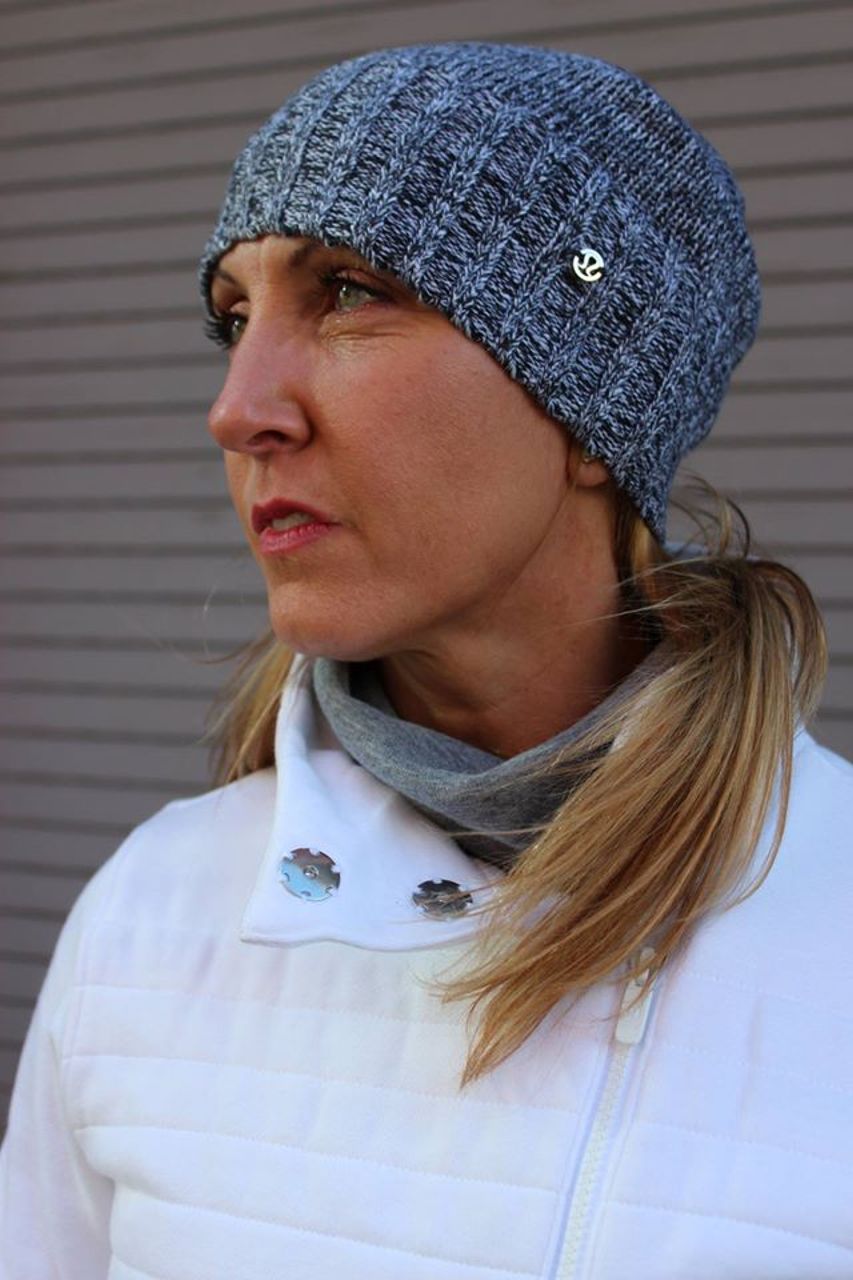 Lululemon Mantra Toque - Heathered Black / Heathered White